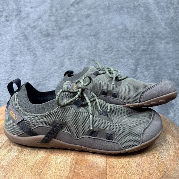 Xero Shoes Shoes - Women’s Xero Barefoot Shoes 9.5 Green Brown Oswego Knit Low Minimalist Flat Foot